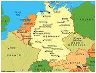 mapa Alemania